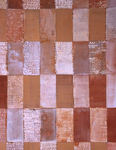 Brown and White Squares 